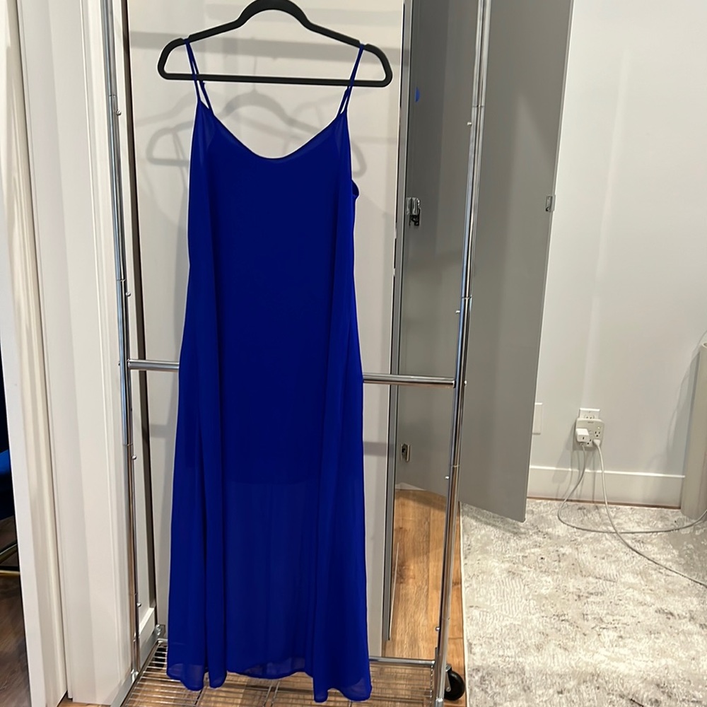 Vibrant blue dress